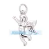 N28 Accesorios para Joyería DIY Collar con Microincrustaciones Hueso de la Fortuna Labios Rojos Ángel Flecha de Cupido Colgante Pequeño