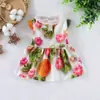 Ropa Estéreo 3D con Estampado de Dibujos Animados para Perros y Gatos Pequeños, Ropa con Flores 3D a Prueba de Polvo
