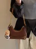Diseño de Nicho Bolso de Axila de Color Contrastante Nuevo Invierno 2025 Bolso de Mujer Tendencia de Moda Bolso de Hombro Bolso Cruzado de Gama Alta