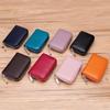Portatarjetas de Cuero Genuino para Mujer con RFID Personalizado Portatarjetas Amazon Portatarjetas Acordeón con Cremallera Cuero Vacuno para Hombre