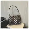 Bolso Bandolera de Verano Nuevo de Moda con Lunares Moda Sensación de Alta Gama Bolso de Axila para Viajes Cotidianos Casual Versátil Bolso de Hombro Único para Mujeres
