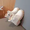 Botines tipo Martin para niña, nueva colección otoño/invierno 2026, zapatos infantiles con lazo, botines tobilleros retro estilo británico para niñas pequeñas