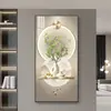 Pintura Decorativa para Hall de Entrada Pintura de Parede para Hall de Entrada Pintura para Corredor Pintura de Paisagem para Sala de Estar Novo Estilo Sensação de Alto Padrão Pintura para Hall de Entrada