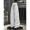 Pantalones de Esquí Impermeables con Forro de Terciopelo para Otoño e Invierno para Hombre, Marca de Moda, Pantalones Cargo Rectos Holgados para Exteriores, Pantalones Casuales Gruesos
