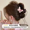 Presilha de cabelo marrom estilo francês para mulheres, moderna e versátil, com toque de luxo, presilha de tubarão, novo modelo 2026, acessório de cabelo tipo garra Maillard