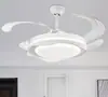 Luminária Ventilador para Comércio Exterior, Silenciosa, Espectro Completo, Estilo Minimalista, Luminária Ventilador de Teto Integrada para Quarto, Luz Principal para Sala de Estar, Luminárias Zhongshan