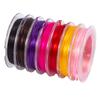 Pulsera hilo elástico joyería diy con cuentas hilo de cristal transparente pulsera banda de goma cuentas Wenwan cuentas de Buda