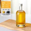 Botella de Vodka de 500ml, Botella Transparente de Vidrio para Vino de Frutas, Botella Sellada para Vino de Hielo, Botella para Licor Casero, Botella de Vino Vacía