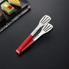 Pinza de acero inoxidable para alimentos, para cocina, barbacoa, filete frito, pan doméstico, comida espesa, pinza para barbacoa comercial