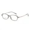 Armazón de Gafas Estilo Nuevo Armazón de Metal para Gafas Armazón Ovalado Armazón de Gafas Sencillo Versátil Armazón de Gafas Danyang 30539