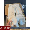 Calça jacquard estampada escura estilo retrô americano, coleção de outono masculina, apresentando um design fluido e de alta qualidade, corte reto e um caimento relaxado e solto para uso casual