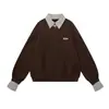 Sudadera de hombre a cuadros, de corte holgado, casual, para primavera/otoño, con diseño de media cremallera, moderna y elegante