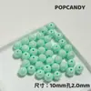 Cuentas Redondas Pequeñas Chapadas 10 mm Cuentas para DIY Accesorios Brillantes Hechos a Mano Material de Cuentas Aretes Pulsera Collar Joyería