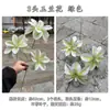 Nuevo Fabricante de Flores Artificiales de Magnolia para Bodas, Flores de Magnolia de 3 Cabezas, Decoración Suave de Fondo para Pasillo de Boda, Flores Falsas al por Mayor