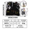 Novos Adesivos de Tecido Bordados Cartoon Autoadesivos de Gato Preto para Jaquetas de Penas, Cachecóis e Luvas de Crianças, Adesivos Decorativos e Adesivos de Patch Sem Costura