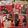 Pegatinas Magnéticas para Coche de Navidad Juego de Pegatinas Magnéticas Impermeables y Resistentes al Sol Puerta de Garaje Metálica Refrigerador Ventana Pegatinas de Decoración Festiva