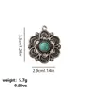 Accesorios de estilo vintage, desgastados, calados de margaritas pequeñas e inspirados en turquesa, estilo bohemio, hechos a mano, para DIY, de Amazon, transfronterizos