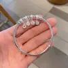 Pulseira da Paz e da Alegria para Mulheres, Nova Pulseira Estilo Chinês, Fecho de Deslizar, Estilo Jovem, Pulseira de Design Exclusivo para Presente