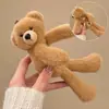 Lindo pasador de pelo de oso de peluche para mujer, pinza lateral, pinza BB, pasador de pelo, pinza grande de tiburón para la parte posterior de la cabeza, accesorio para el pelo de oso de peluche