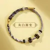 Pulsera Tejida DIY Portátil Oro Semi-Terminado Cuerda de Ocho Hilos para Mujer 3mm Kuromi Cuerda Tejida Hecha a Mano Xiaohongshu