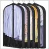 Punto de fábrica PVC transparente nuevo traje no tejido bolsa abrigo ropa bolsa para polvo tridimensional ropa cubierta para polvo