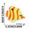 Pegatinas de Tela Bordadas Parches de Vida Marina Delfín Algas Marinas Concha Sellos Bordados Parche Decoración para Ropa Sombrero Bolsas