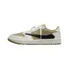 Comercio exterior transfronterizo, auténticos zapatos de baloncesto AJ1 Lightning Reverse Hook, unisex, zapatillas Jordan 1, negros, moca, zapatillas deportivas de corte bajo