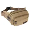Riñonera Personalizada Nueva de Lona Resistente al Desgaste para Teléfono Móvil Gran Capacidad Riñonera Táctica Exterior Bolsa Multifuncional para Montañismo