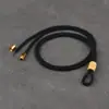 Cordão para Pingente Mantra de Seis Caracteres Semiacabado, Cordão de Colar Sem Nó para Homens e Mulheres, Pingente Dourado Cabeça de Buda Thangka