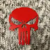 Pegatina Calavera Punisher Marvel Hueca Grabada Láser Reflectante Pegatina para Coche Pegatina para Casco de Motocicleta PVC