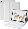 Adecuado para Apple A16 Tablet Teclado Inalámbrico Bluetooth Funda de Cuero Ipadair 11ª Generación Teclado Bluetooth Funda Protectora