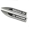 Adecuado para Hyundai Rena, tira de metal brillante, etiqueta lateral, carrocería, guardabarros, pegatina decorativa, etiqueta para coche, modificación personalizada
