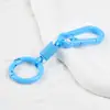 Llavero de macarrón pintado de primavera, colgante creativo para bolso, llavero de metal colorido, venta al por mayor de accesorios