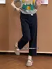 Jeans Negros de Pierna Recta Cortos de Tencel para Mujer, Verano Delgados Tallas Grandes Petite Cintura Alta Adelgazantes Pantalones de Pierna Ancha con Abertura