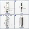 Máquina de costura reta para computador parafuso regulador de pressão máquina de costura de sacolas máquina overlock máquina de costura industrial porca reguladora de pressão haste reguladora de pressão