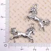 Acessórios para Joias DIY Feitos à Mão Pingentes Colar Pulseira Charms Série de Pingentes de Cavalo Unicórnio Liga de Prata Antiga