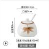 Tarro de cerámica japonés con forma de fruta para condimentos, caja para condimentos para el hogar, juego de 3 botellas para condimentos de cocina