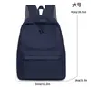 Mochilas Transfronterizas, Estudiantes de Secundaria Hombres y Mujeres a la Moda, Mochilas Estilo Universitario para Estudiantes de Preparatoria, Color Sólido Simple Logo Personalizado