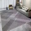 Alfombra de Terciopelo de Cristal Geométrico Simple para Sala de Estar, Sofá, Mesa de Café, Felpudo, Alfombra de Área Grande Completa para Estudio, Suministro Directo de Fábrica