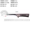 Cuchillo forjado a mano Cuchillo de cocina de acero inoxidable Cuchillo de cocina Cuchillo de cocina para el hogar para exteriores para picar huesos Cuchillo de cocina Utensilios de cocina Runjianghu Sin