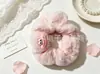 Lindo Pelo de Conejo, Bandas de Cabello de Colores, Scrunchies de Peluche, Accesorios, Al Por Mayor en Stock