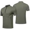 Camiseta de Manga Corta para Hombre de Verano, Ocio al Aire Libre, Deportes, Fitness, Moderna, Versátil, de Media Manga, Transpirable, de Secado Rápido, Top Ligero
