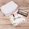 Nueva Bolsa de Cosméticos de seersucker a rayas portátil para lavado transfronteriza de gran capacidad para viajes de fin de semana estilo ins bolsa de almacenamiento