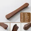 Manijas de Madera de Nogal, Gabinetes de Cajones de Madera Maciza, Puertas de Gabinete de Madera, Manijas de Armario de Madera Natural, Gabinetes de Madera, Minimalista Estilo Japonés