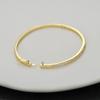 2024 Nuevo Joyería de Mano Elegante con Circonita Microincrustada Pulsera Abierta Exquisita Moda Coreana para Mujer Joyería Estilo Ins