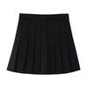 (Calça de segurança botão com zíper) Saia plissada JK Saia uniforme All-match Saia Primavera Verão Saia Curta Trendy
