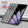 Adecuado para Oppo Find N5 Estilo Lujo Ligero Piel de Oveja Pantalla Plegable Funda de Teléfono N3 Amigable con la Piel Cobertura Completa Anti-Caídas Funda Protectora
