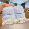 Fundas de Manga para Niños Sanrio para Otoño e Invierno, Fundas de Manga Cálidas Bordadas de Dibujos Animados Anti-Suciedad, Mangas Protectoras para Bebé, Fundas de Manga Lindas Estilo Coreano