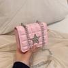 Bolso bandolera de cadena de alta calidad, elegante y versátil, de estilo celebridad de Internet, para mujer, primavera de 2025.