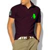 Ropa Polo para Hombre con Gran Logo de Caballo Bordado, Camiseta de Manga Corta, Polo de Manga Media para Golf para Hombre, Corte Holgado
